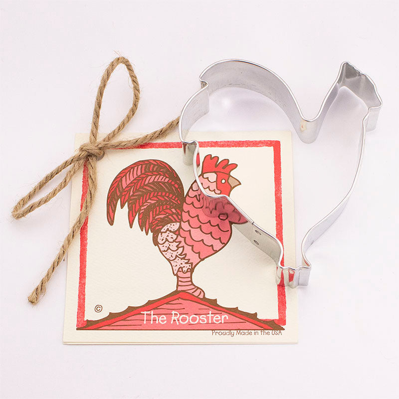Rooster Cookie Cutter 4"