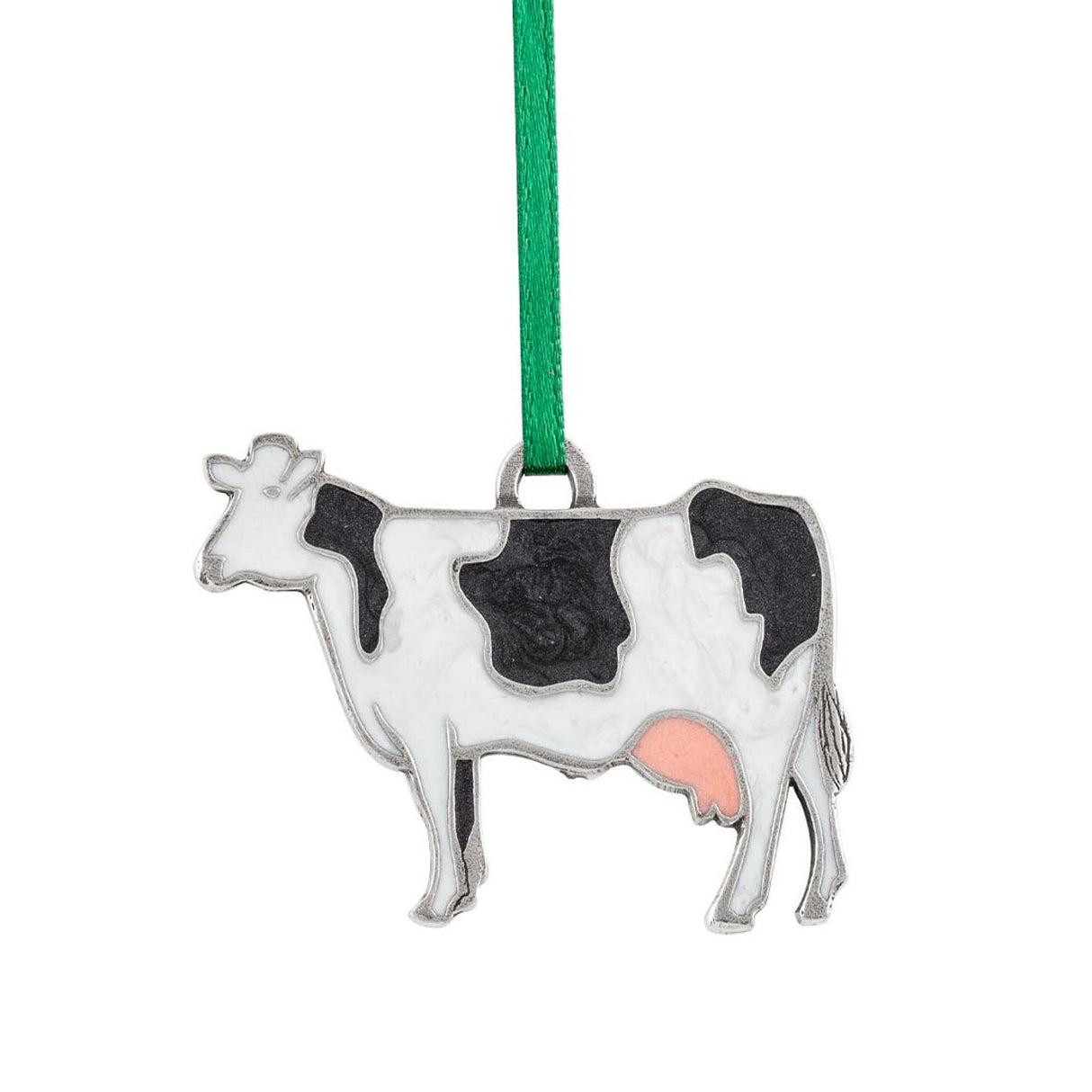 Holstein Cow Pewter Ornament