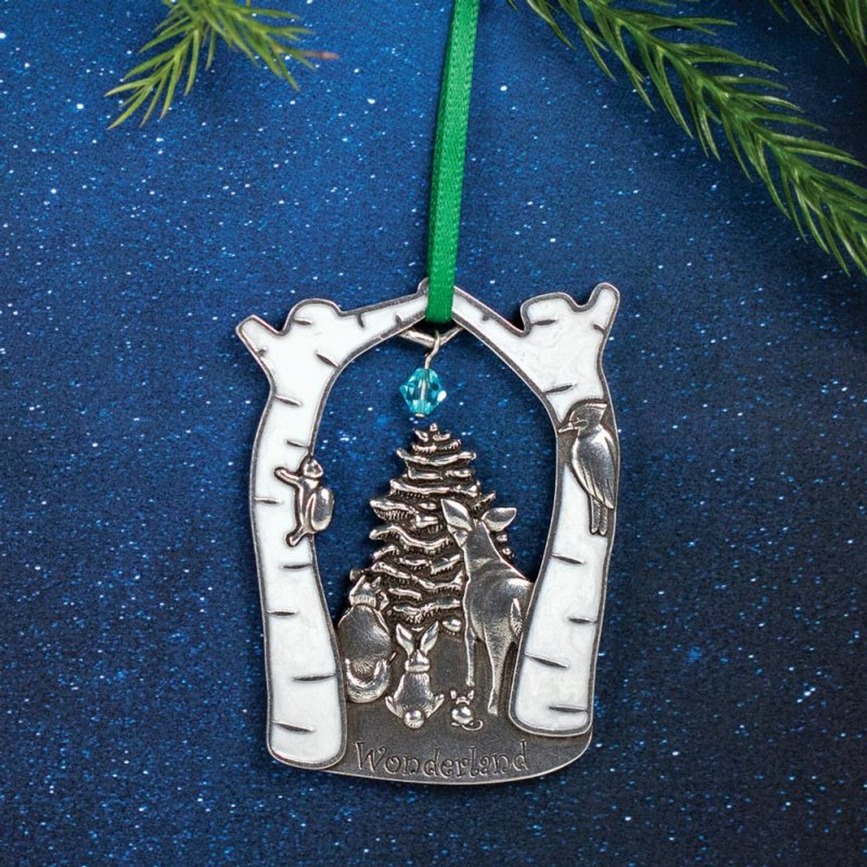 Wonderland Pewter Annual Ornament