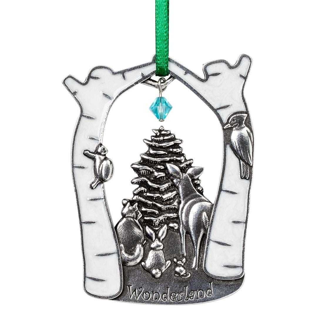 Wonderland Pewter Annual Ornament