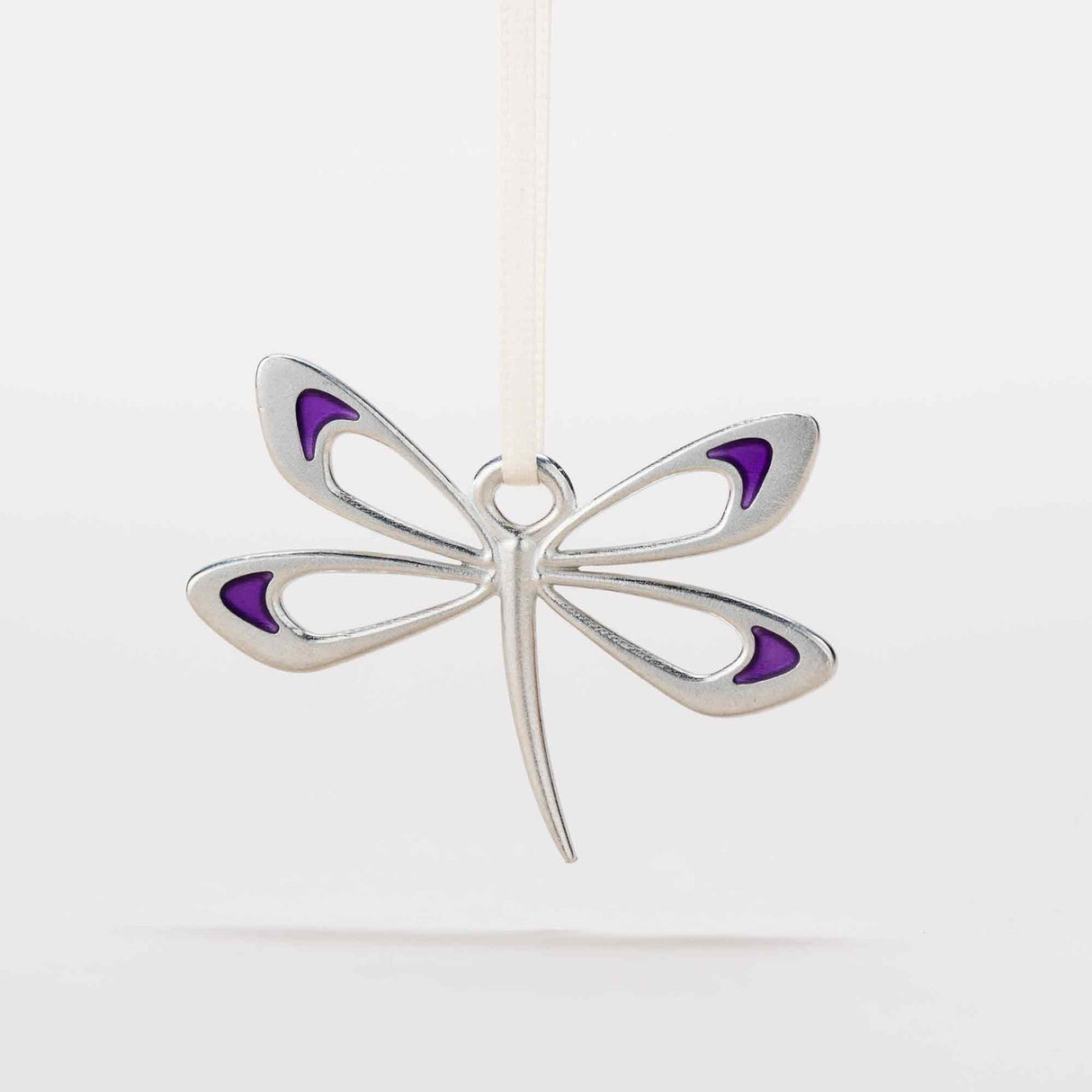 Haiku Dragonfly Pewter Ornament