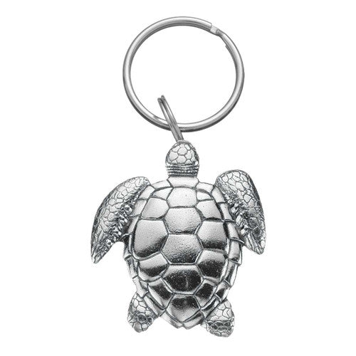 Sea Turtle Pewter Keyring