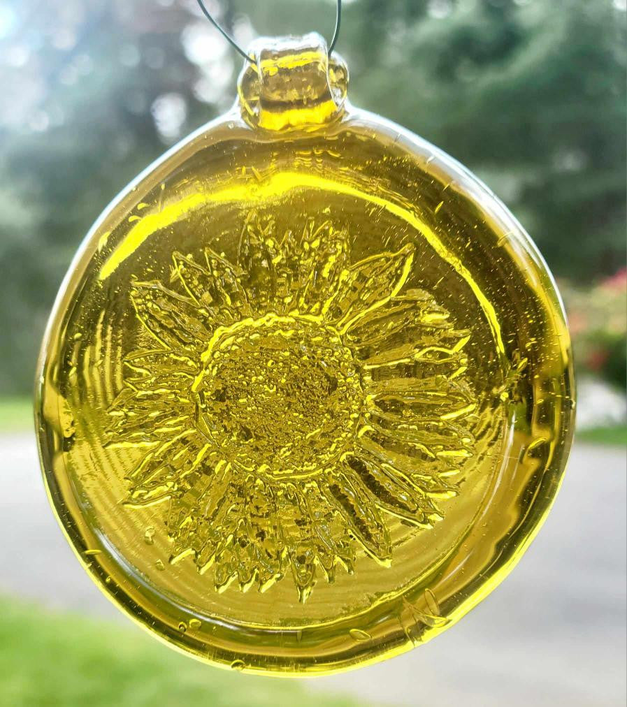 Old Hancock Sunflower Suncatcher