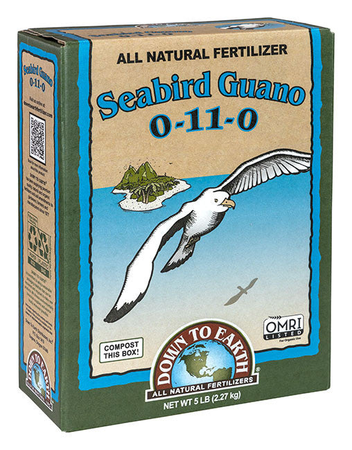 Seabird Guano 0-11-0 Fertilizer 5lb