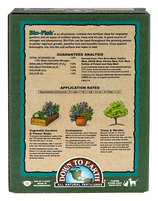 Bio-Fish 7-7-2 Fertilizer 5lb