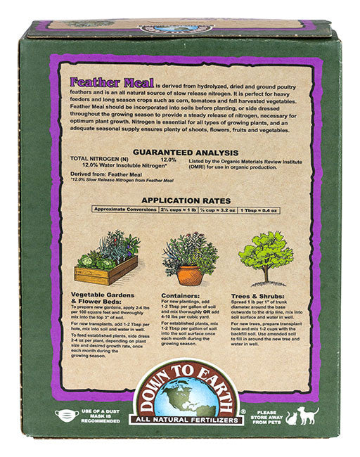 Feather Meal 12-0-0 Fertilizer 4lb