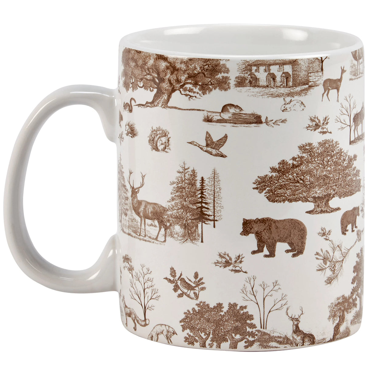 Cabin Toile Mug