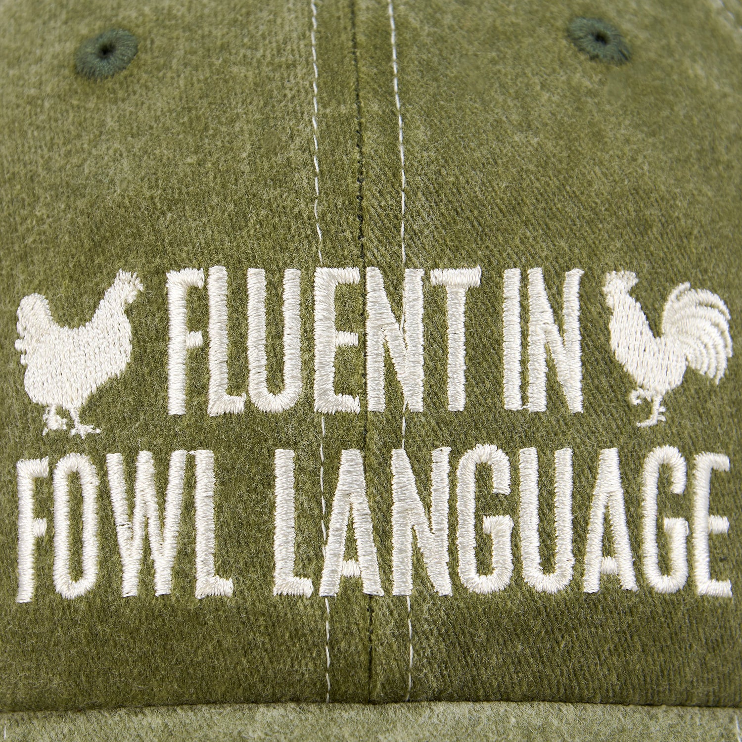Baseball Cap - Fluent in Fowl Language