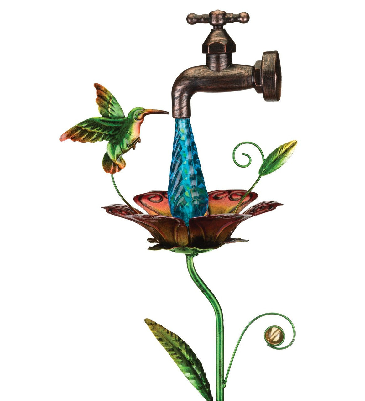 Waterdrop Solar Stake - Hummingbird