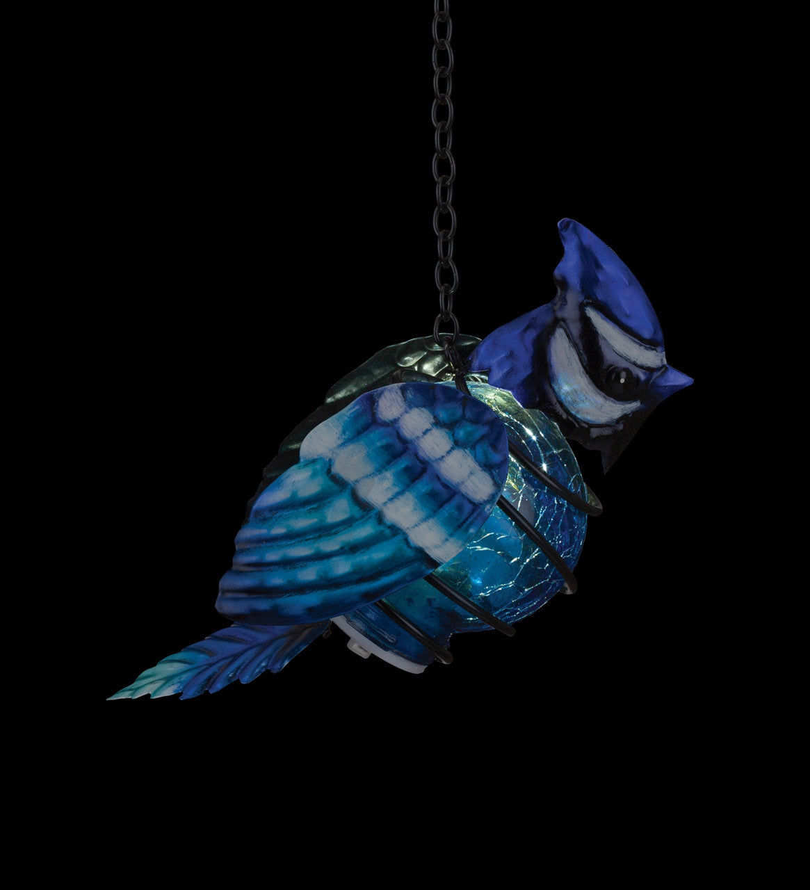 Bird Solar Lantern - Blue Jay