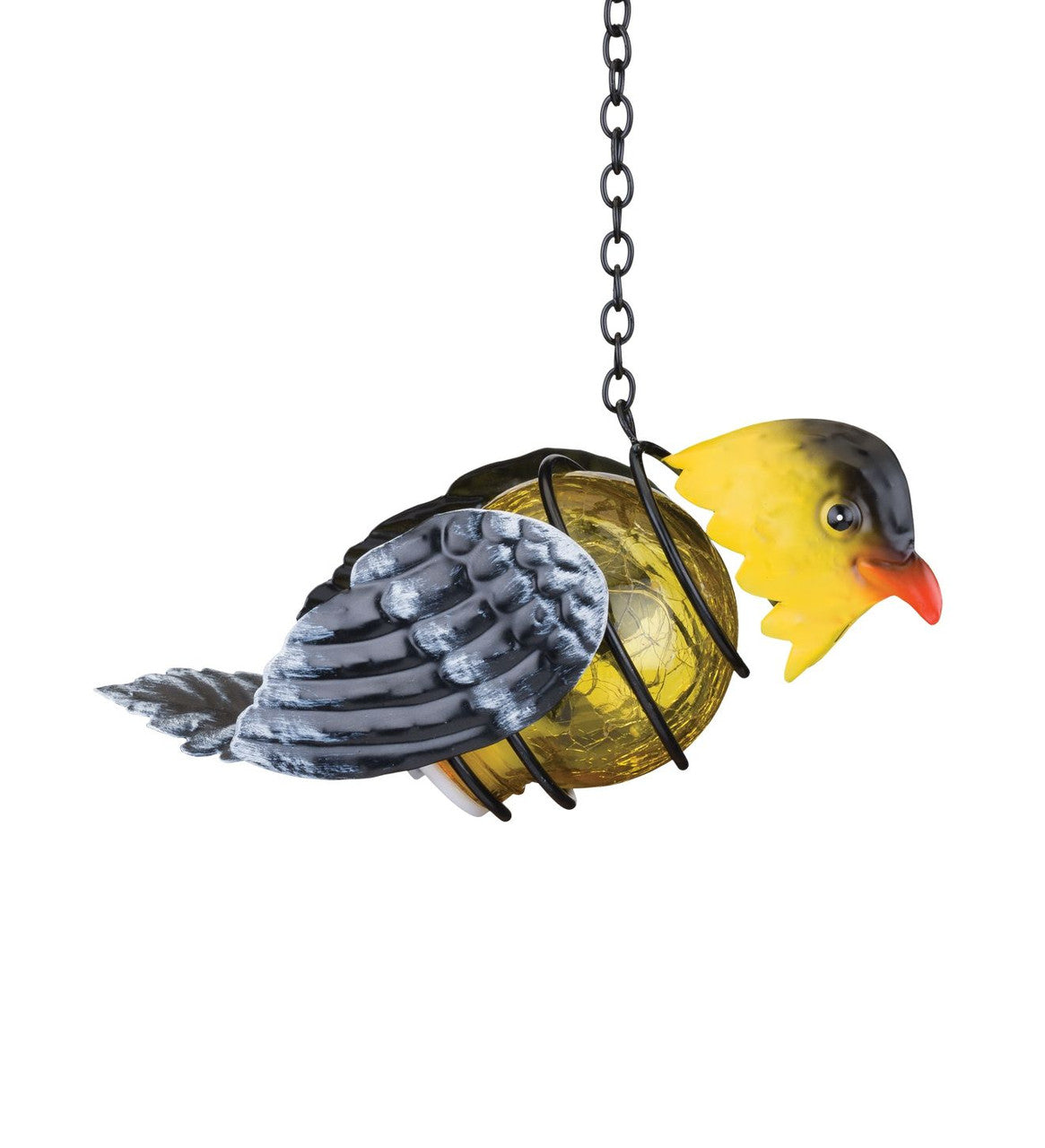 Bird Solar Lantern - Goldfinch