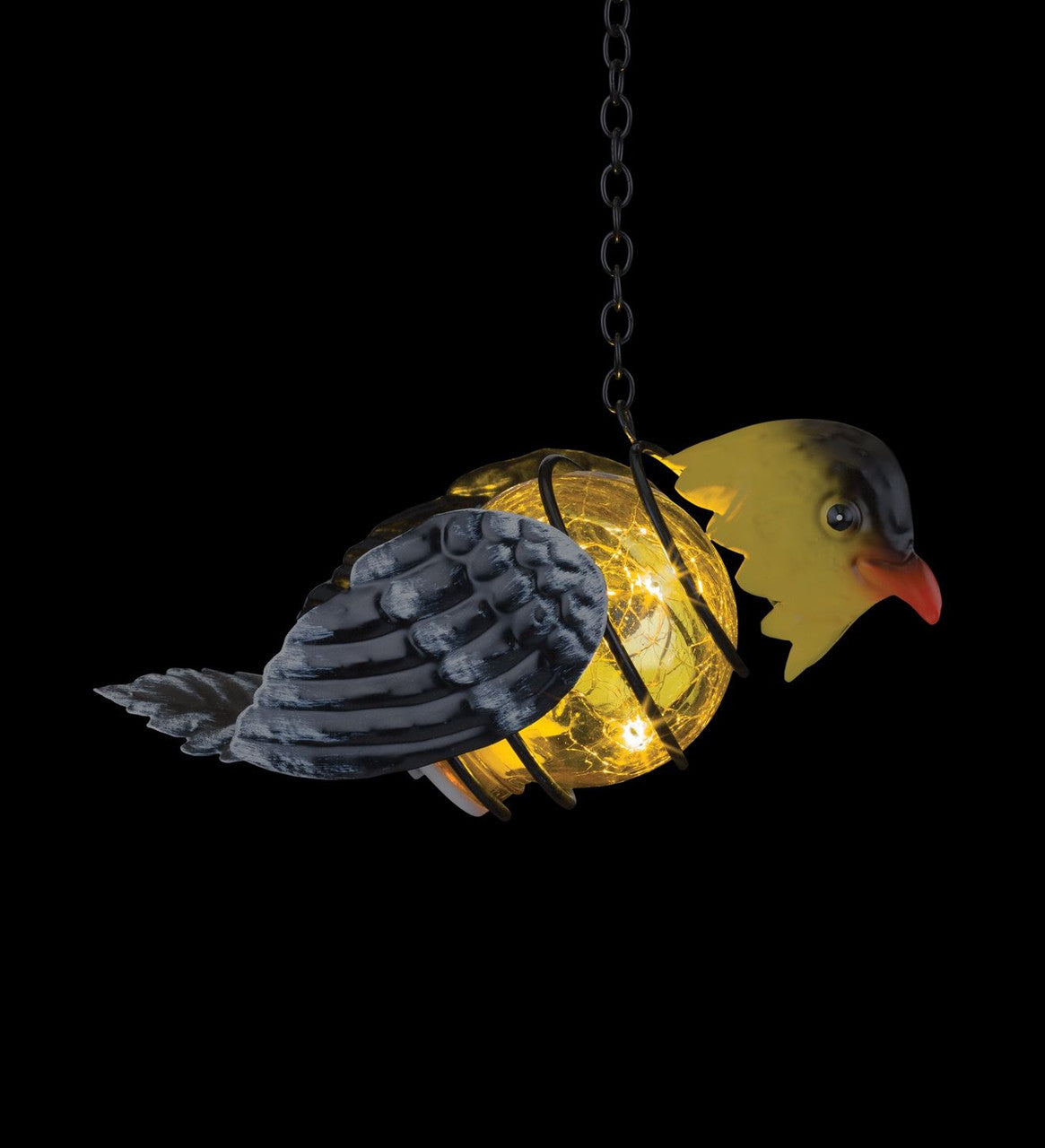Bird Solar Lantern - Goldfinch