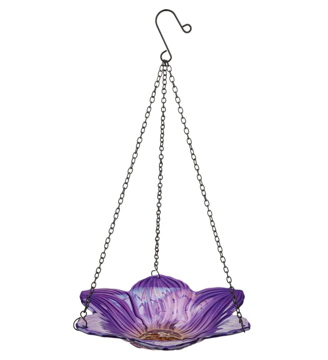 9" Hanging Bird Feeder - Flower