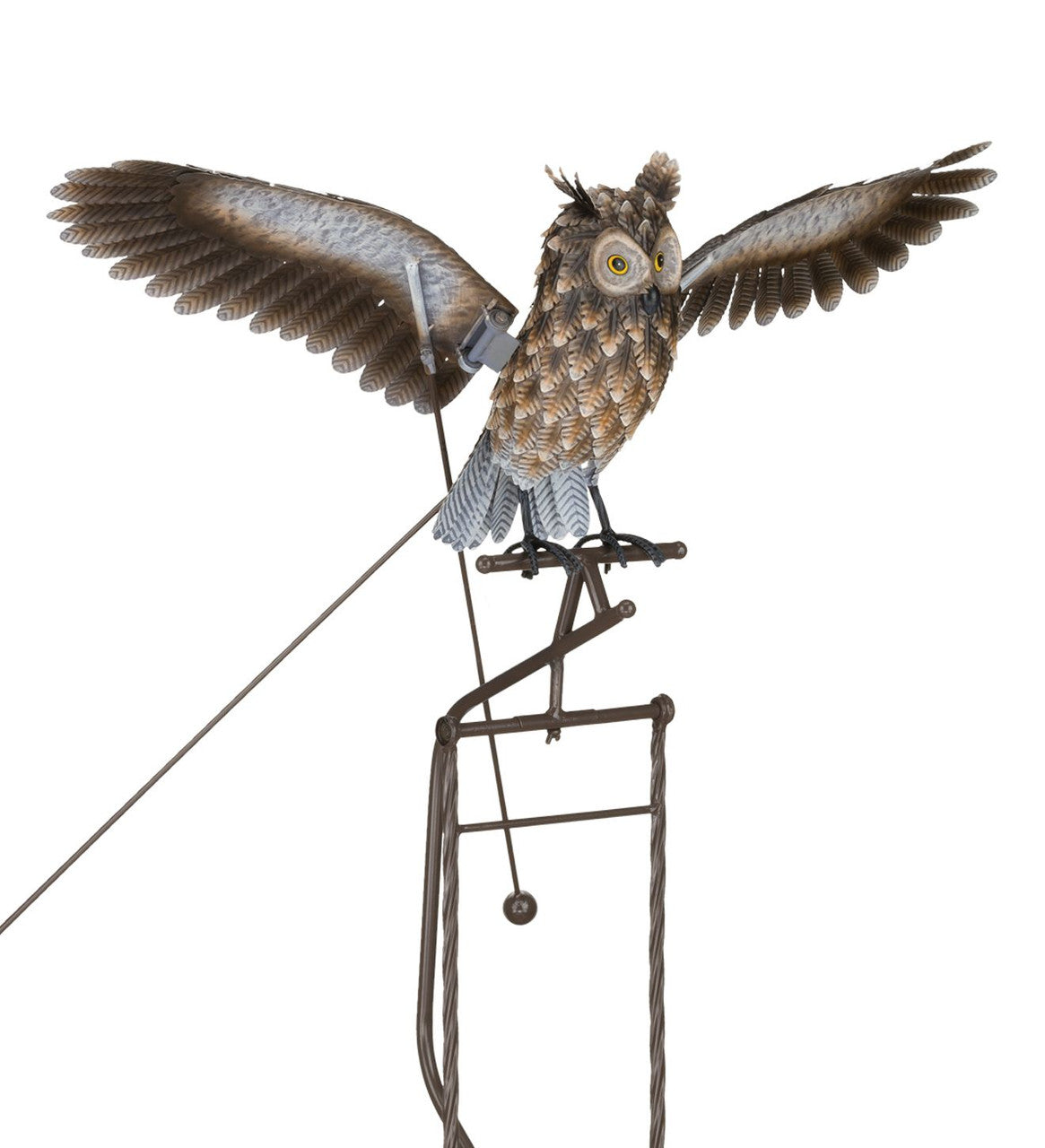 Rocker Owl Garden Stake
