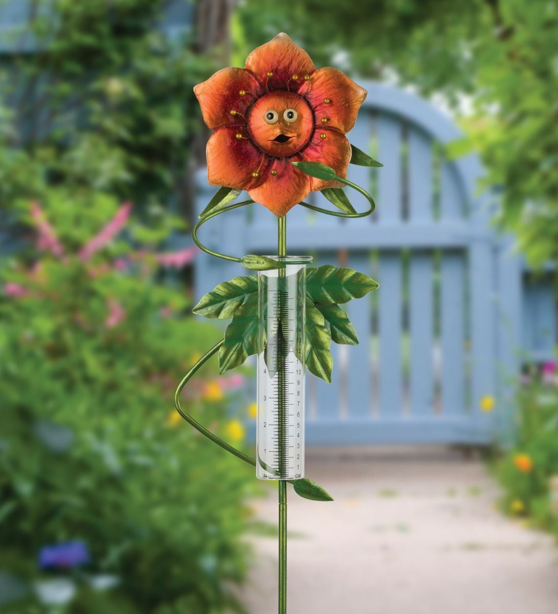 Be Jolly Rain Gauge Stake - Daffodil