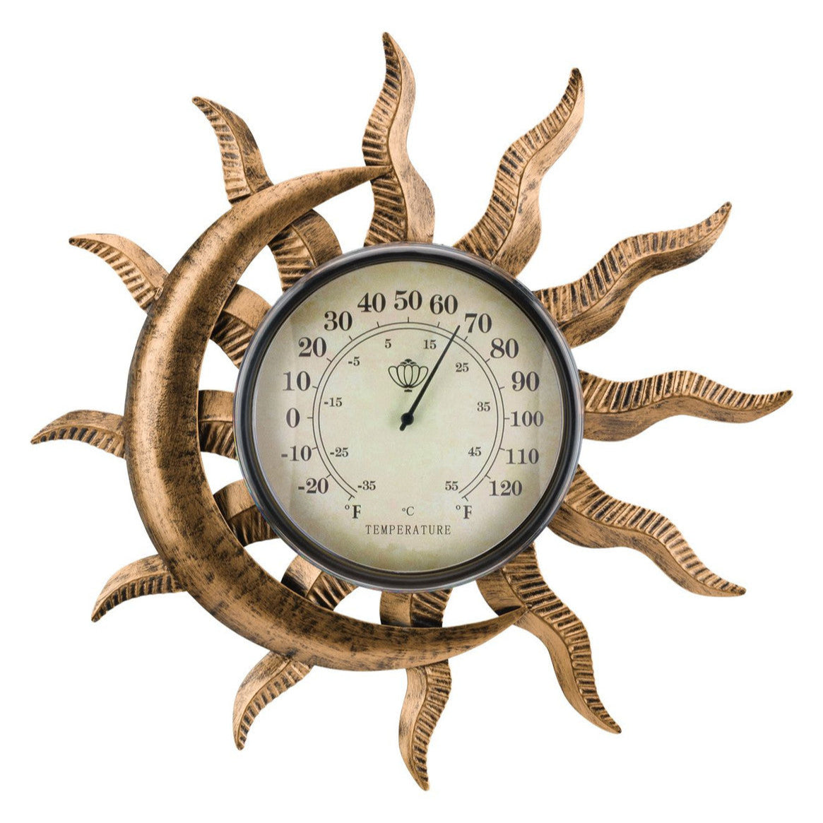 Thermometer Wall Decor - Sun/Moon