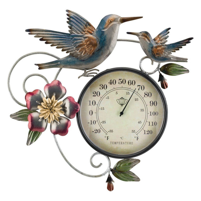 Thermometer Wall Decor - Hummingbird