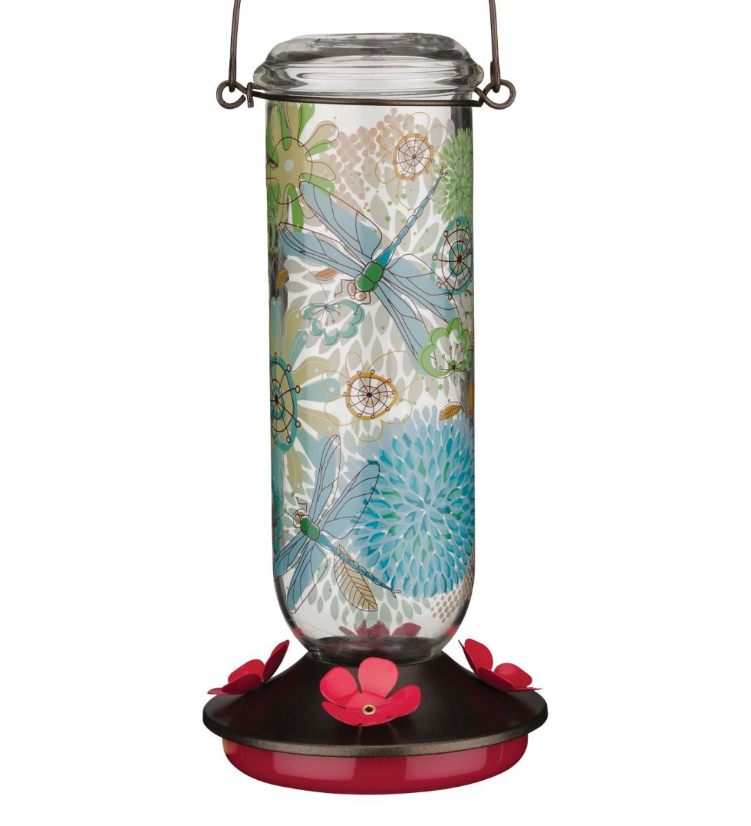 Scarlet Hummingbird Feeder - Dragonfly