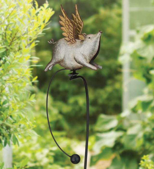 Flying Pig Rocker Stake