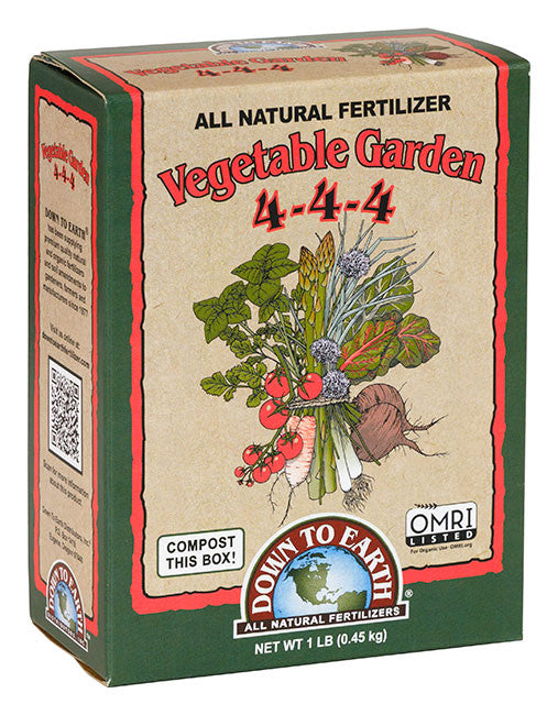 Vegetable Garden 4-4-4   Fertilizer Mini 1 Lb
