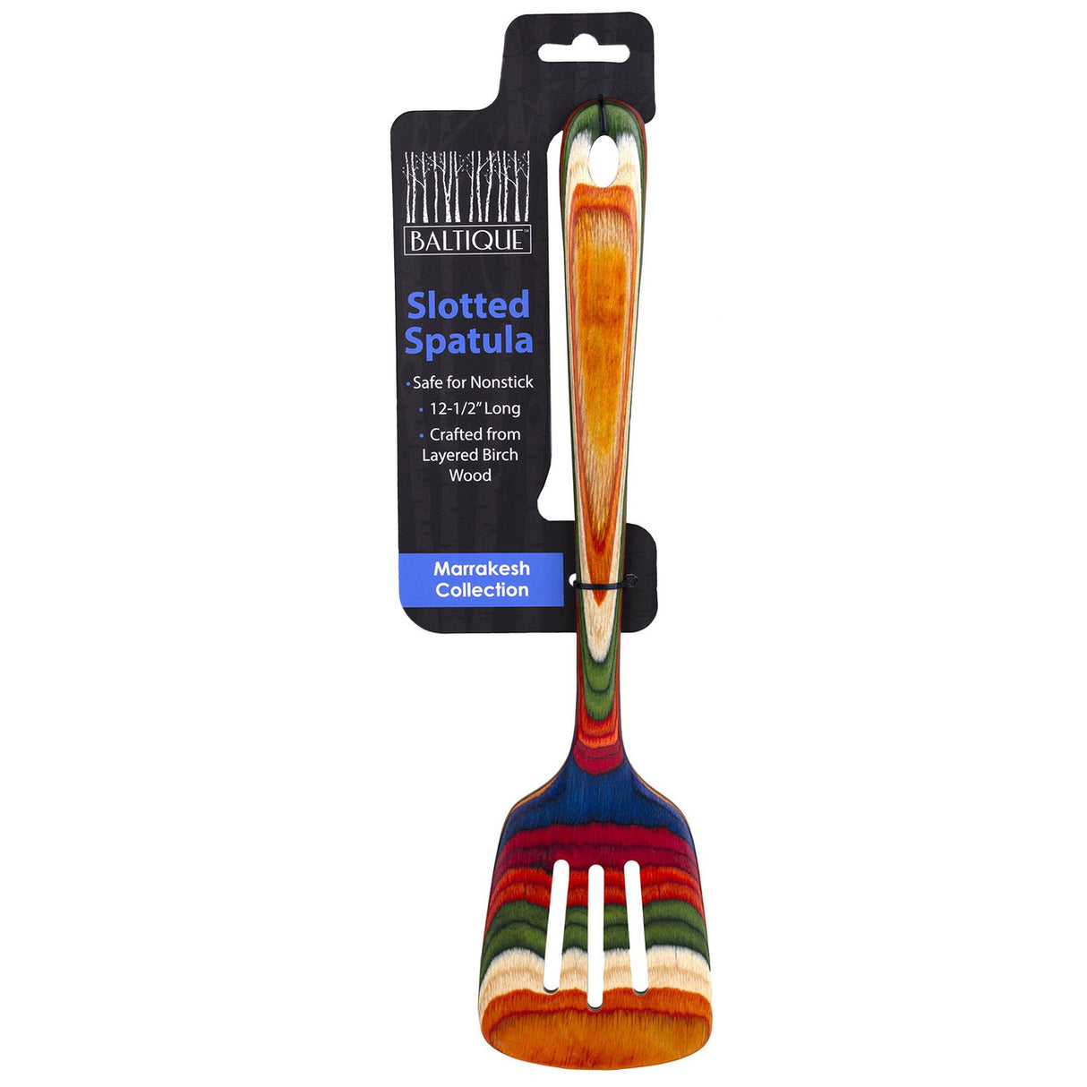 Wooden spatula in packaging