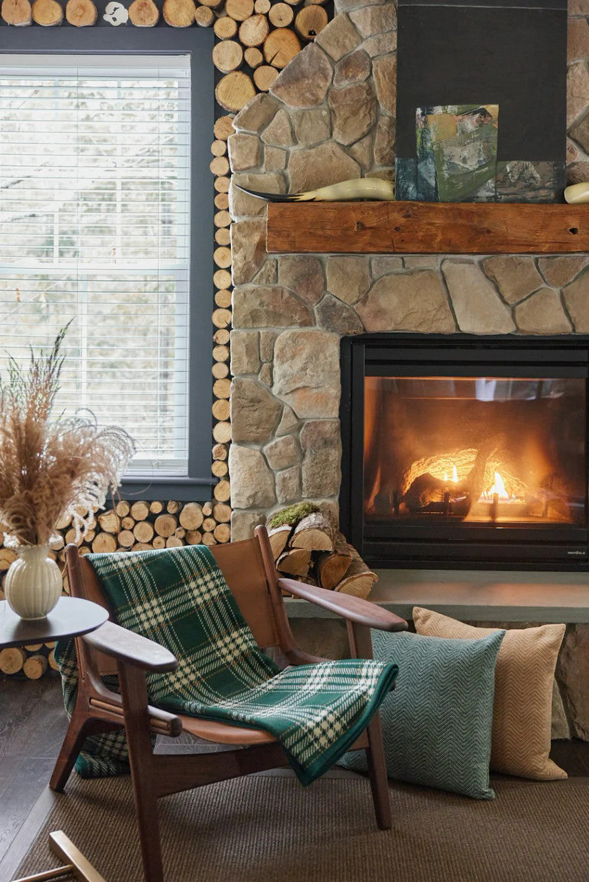 Evergreen Plaid Blanket