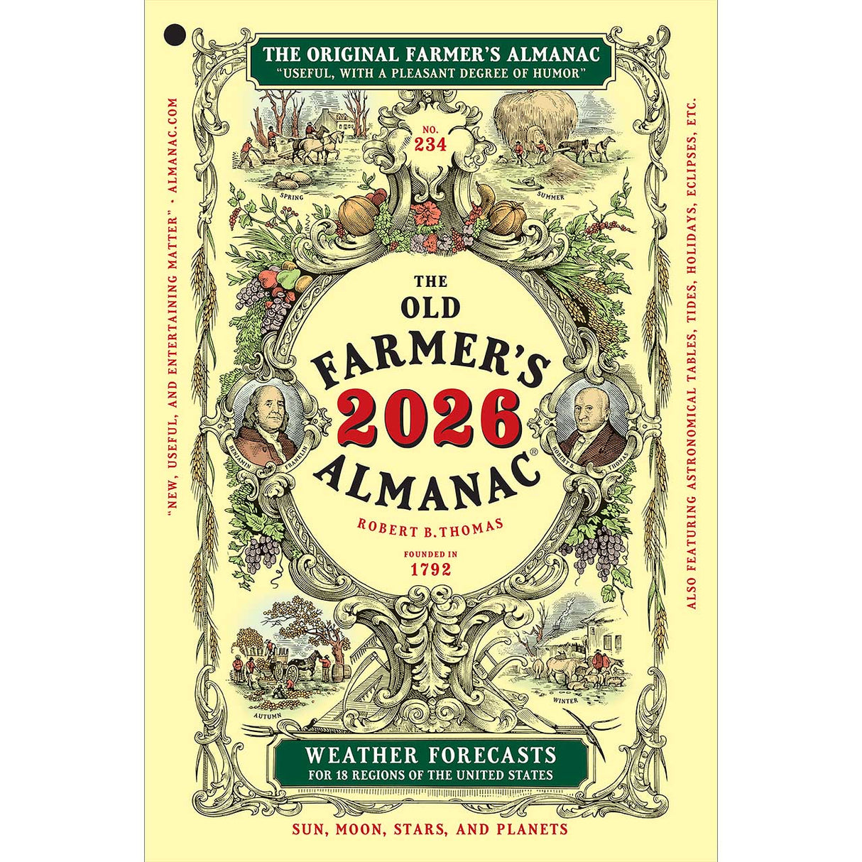 2026 paperback Almanac cover