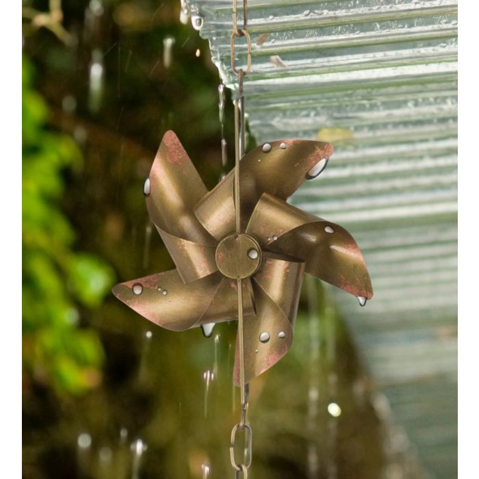 Rain Chain - Pinwheel