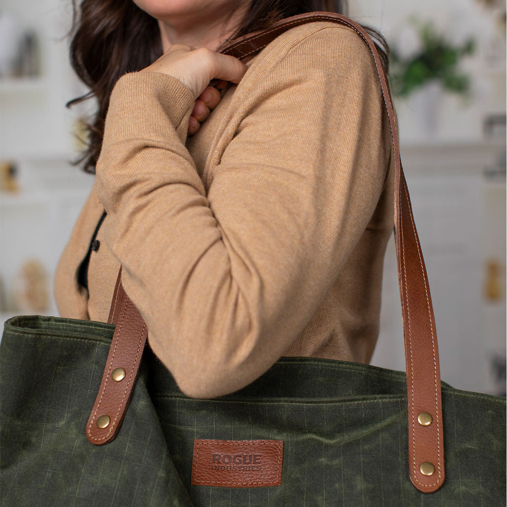 Saco River Tote Bag - Green