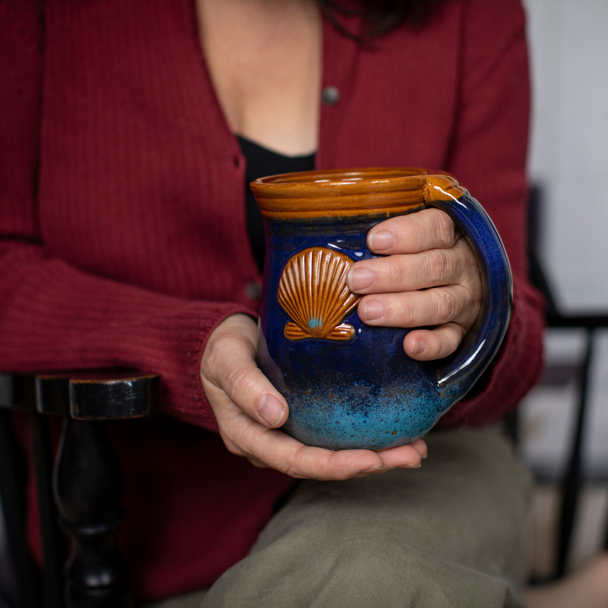 Handwarmer Mug - Beach House Shell