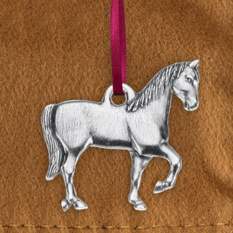 Horse Pewter Ornament
