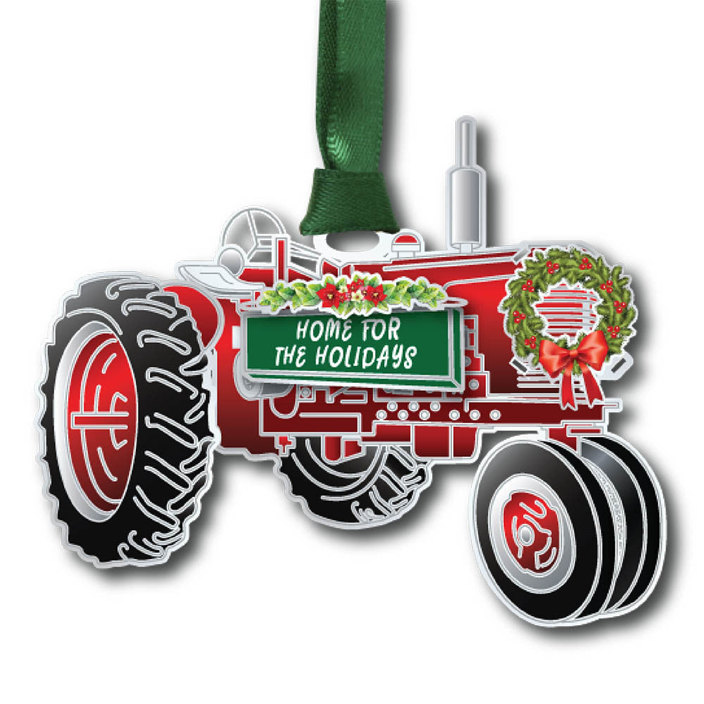 Holiday Tractor Ornament
