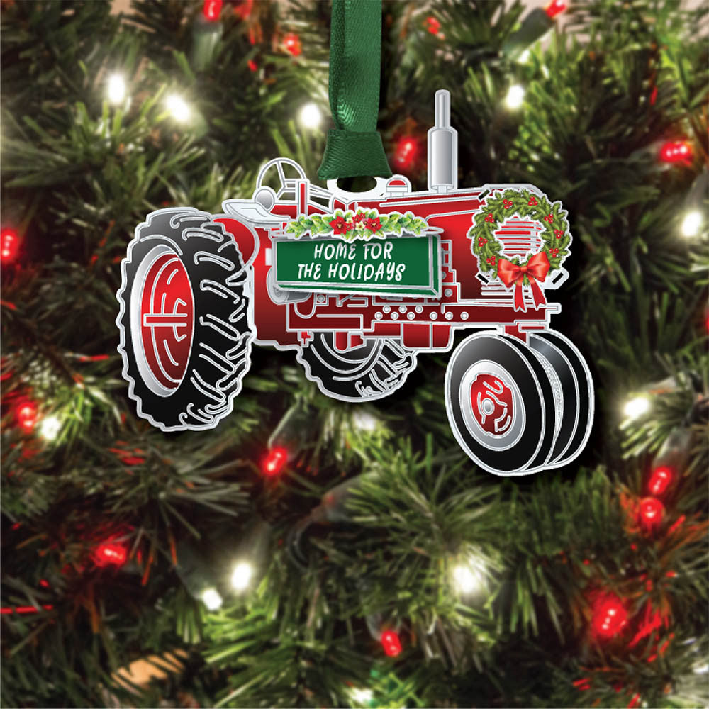 Holiday Tractor Ornament