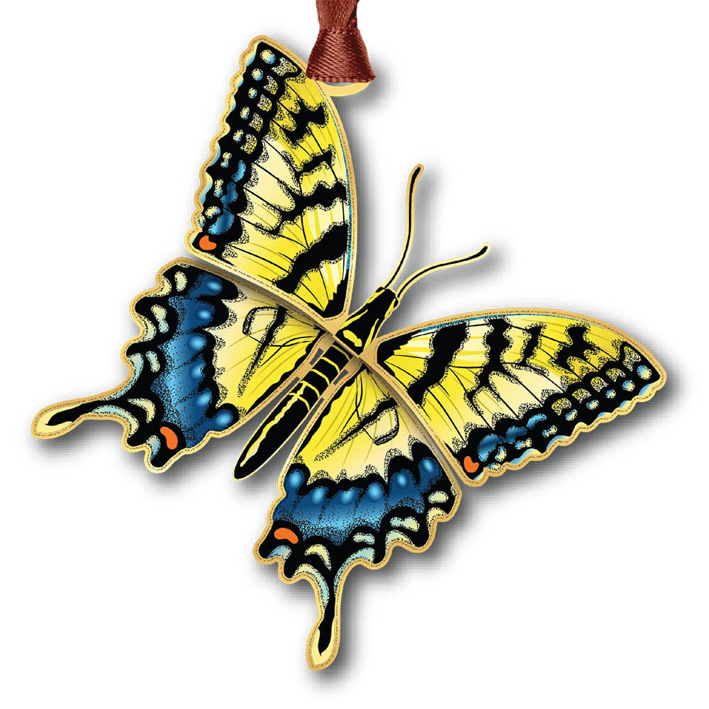 Yellow Swallowtail Ornament