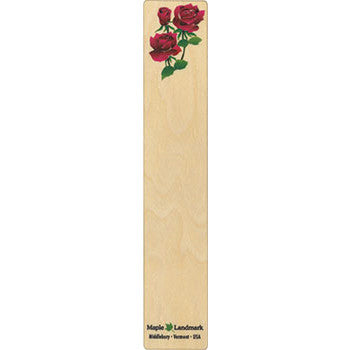 Rose Wooden Bookmark