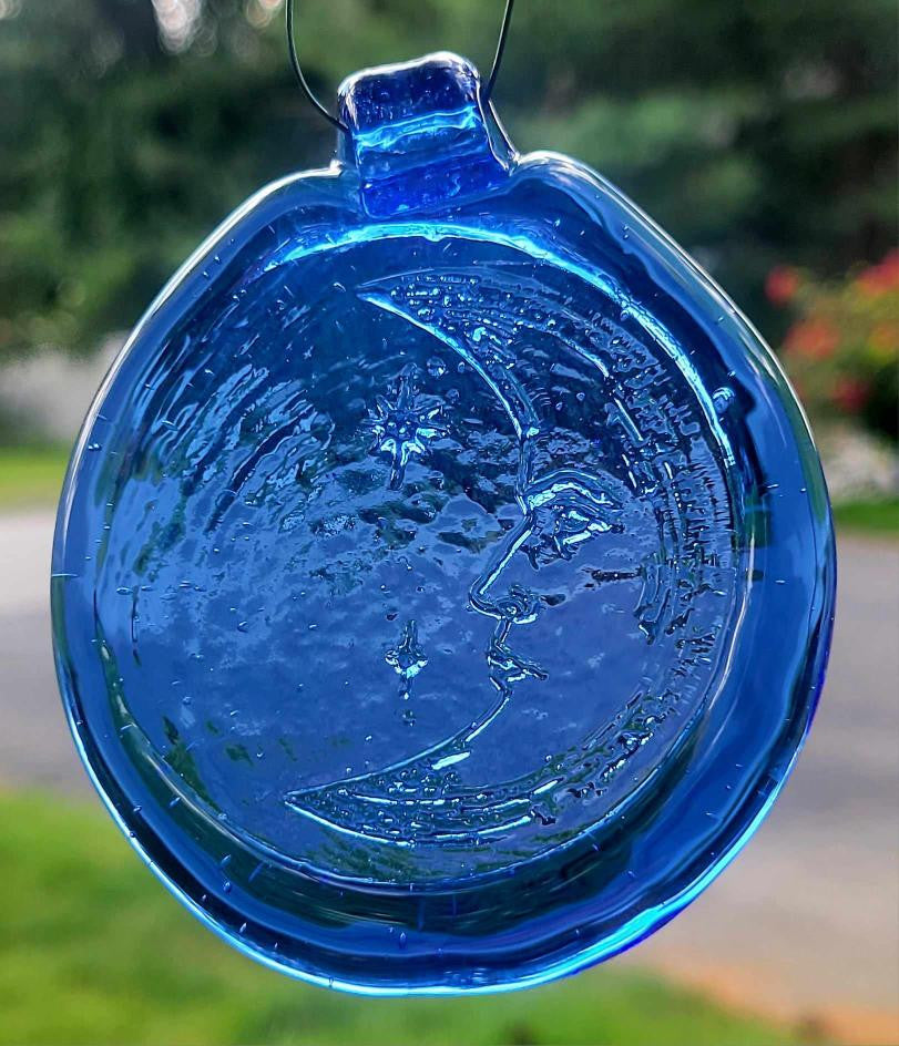 Old Hancock Moon and Star Suncatcher