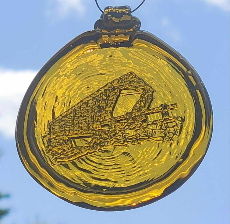 Old Hancock Covered Bridge Suncatcher