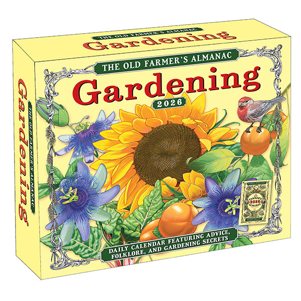 The Old Farmer’s Almanac – Gardening 2026 Daily Calendar