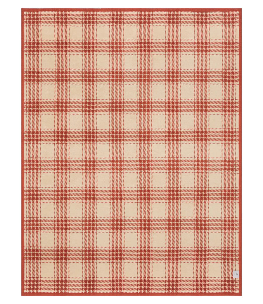 Desert Red Plaid Blanket