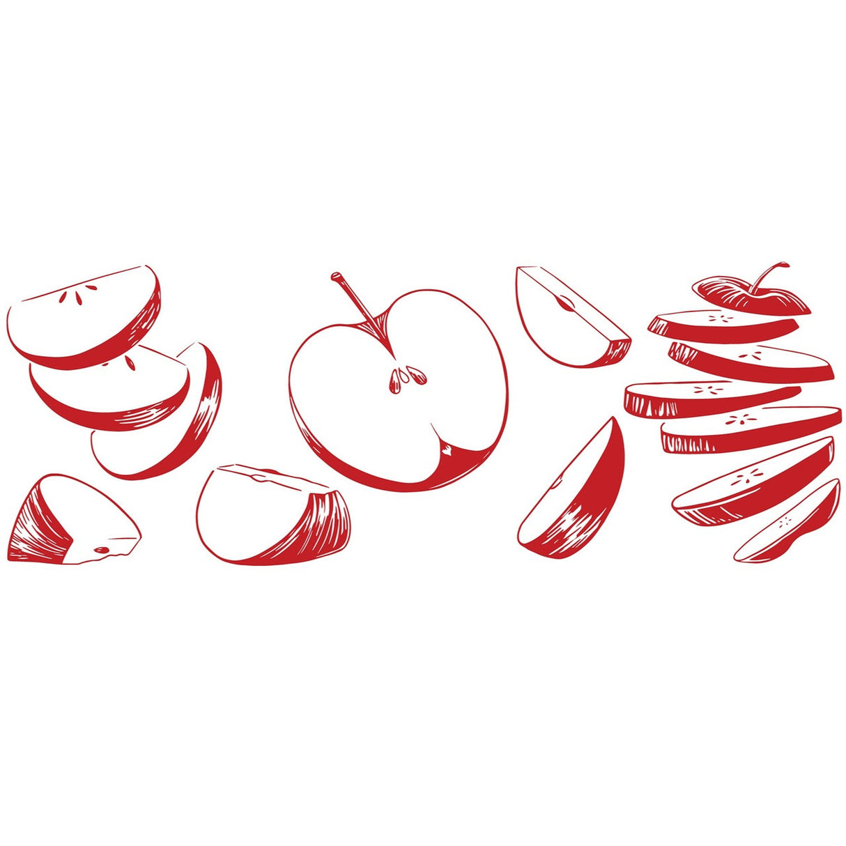 Vintage 7 oz Juice Glass - Apple