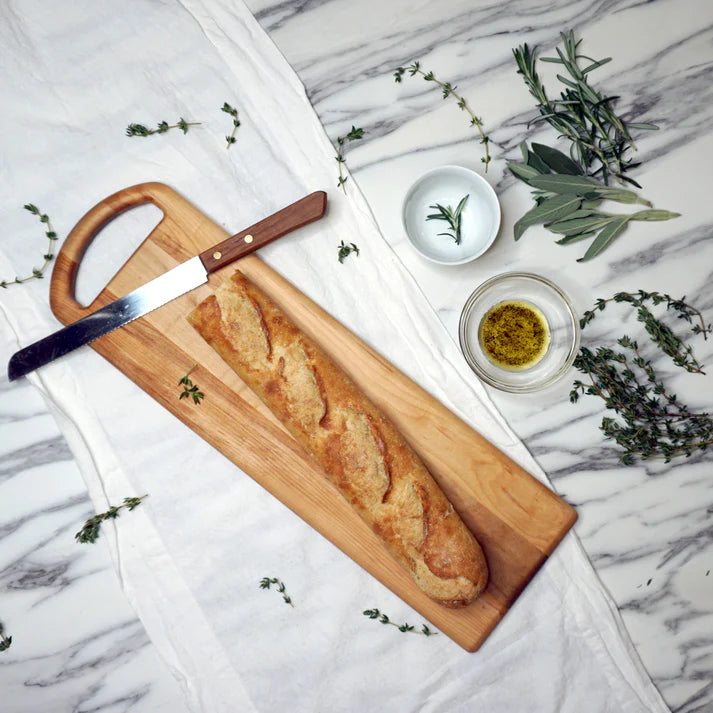 Maple Serving Board with Oval Handle