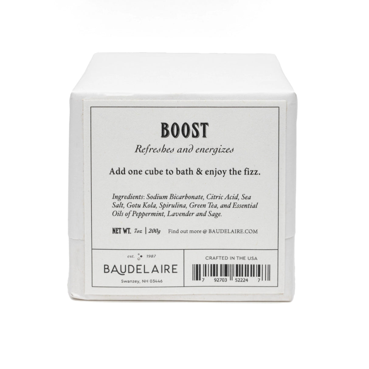 Effervescent Bath Cube