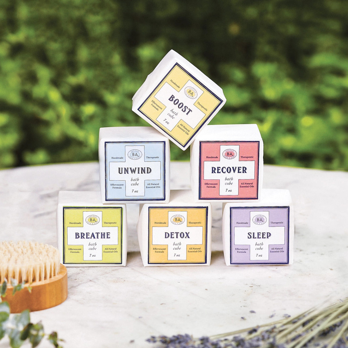 Effervescent Bath Cube