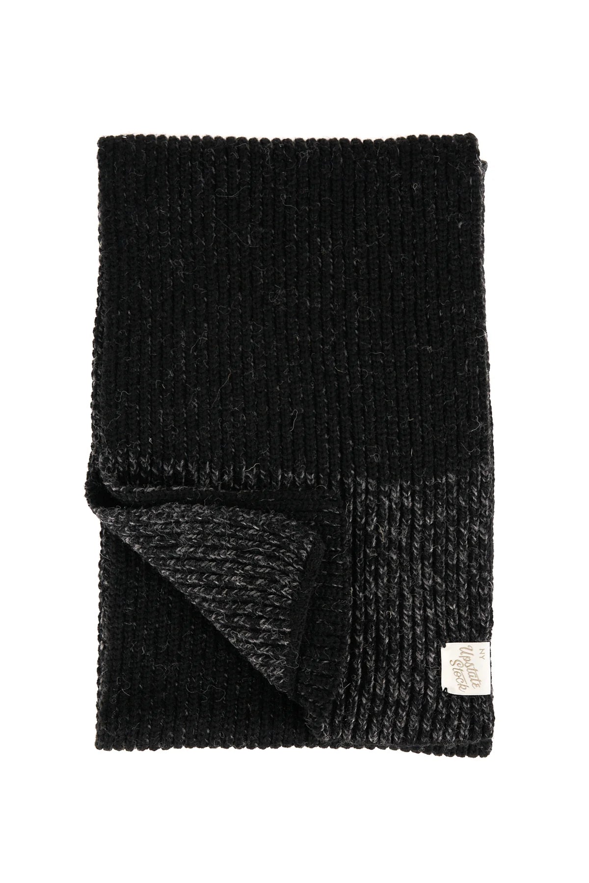 U.S. Ragg Wool Scarf - Black Melange