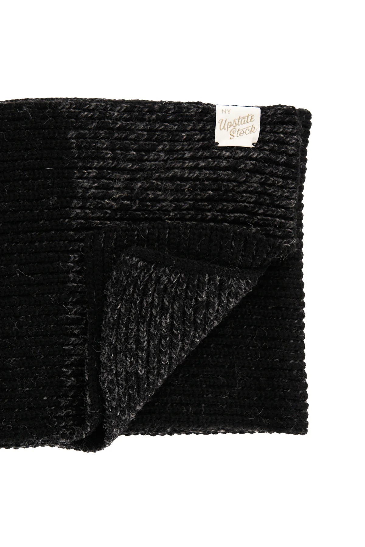 U.S. Ragg Wool Scarf - Black Melange