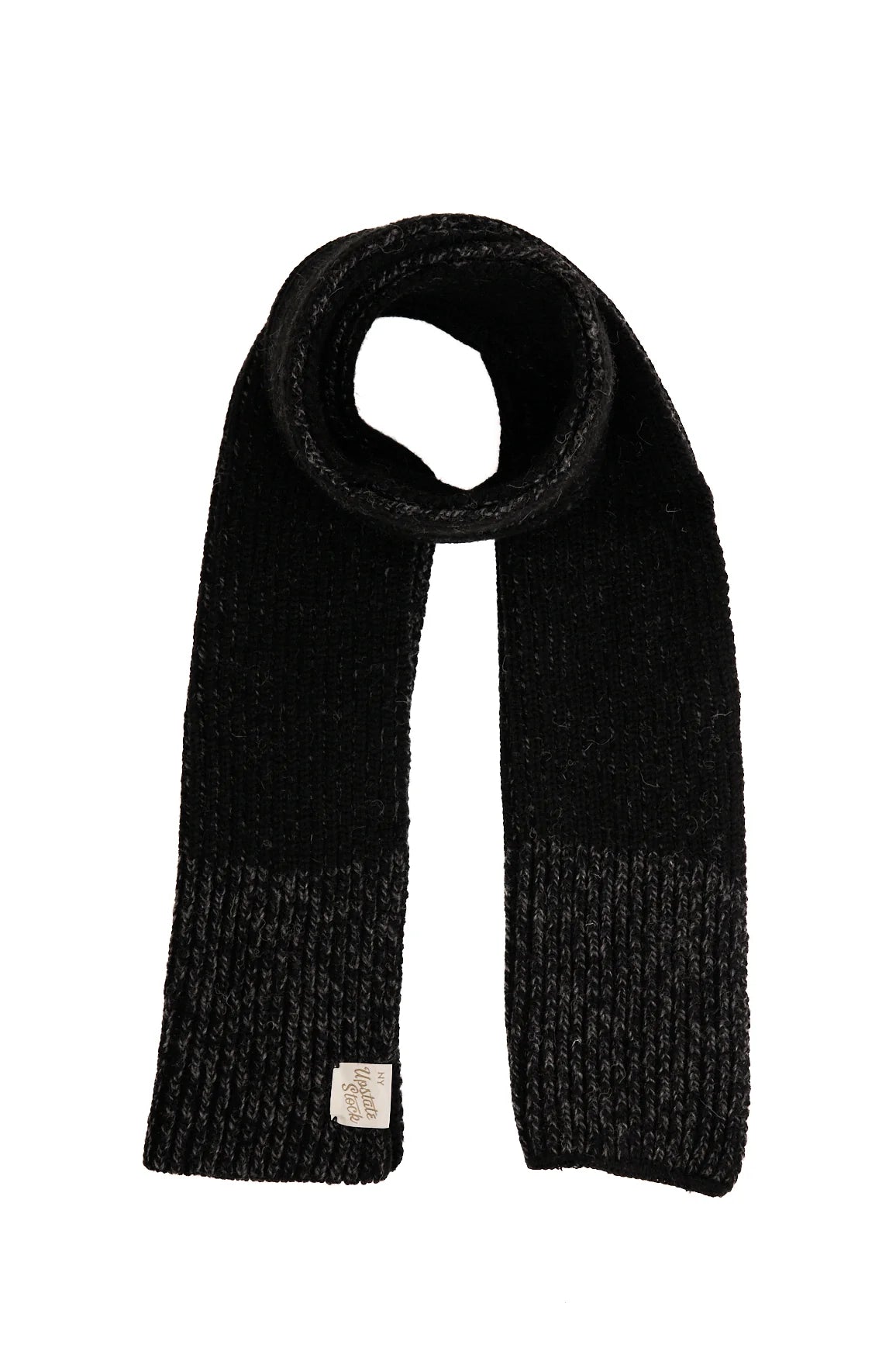 U.S. Ragg Wool Scarf - Black Melange
