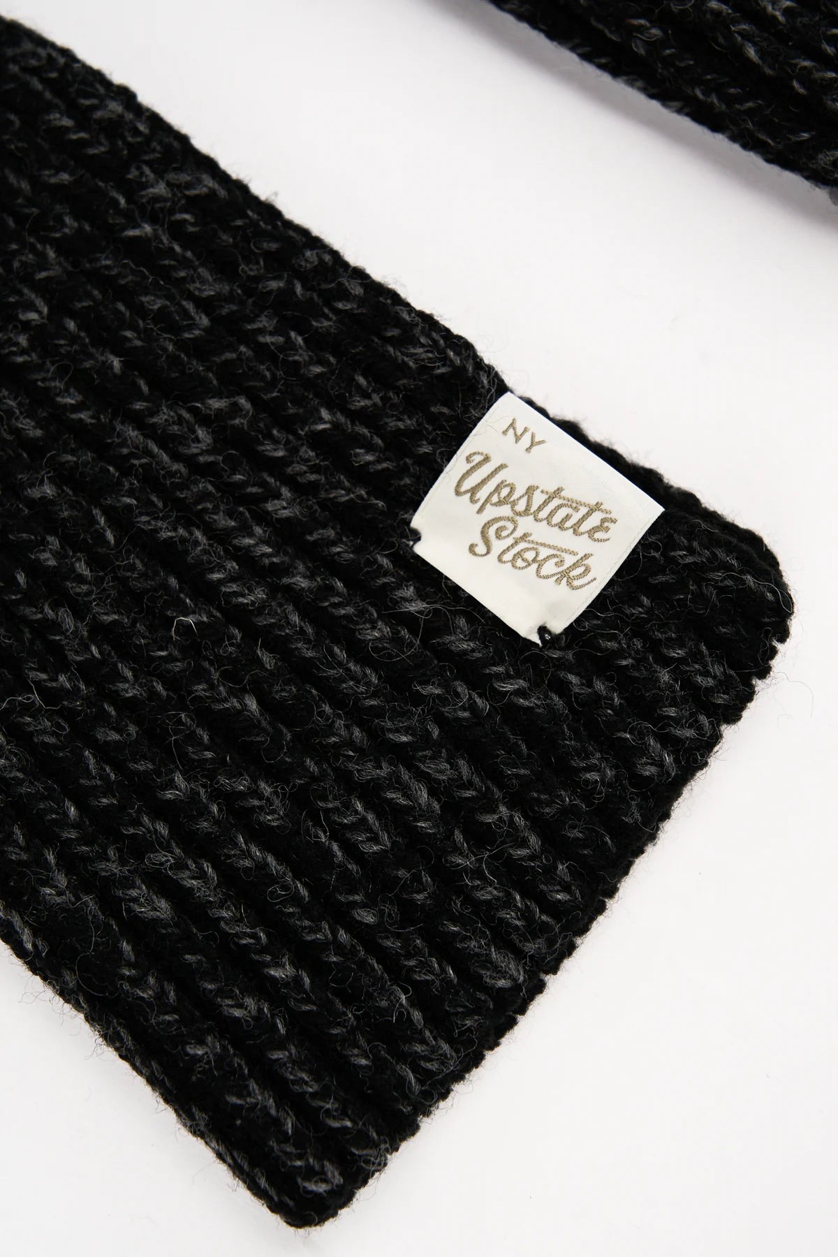 U.S. Ragg Wool Scarf - Black Melange