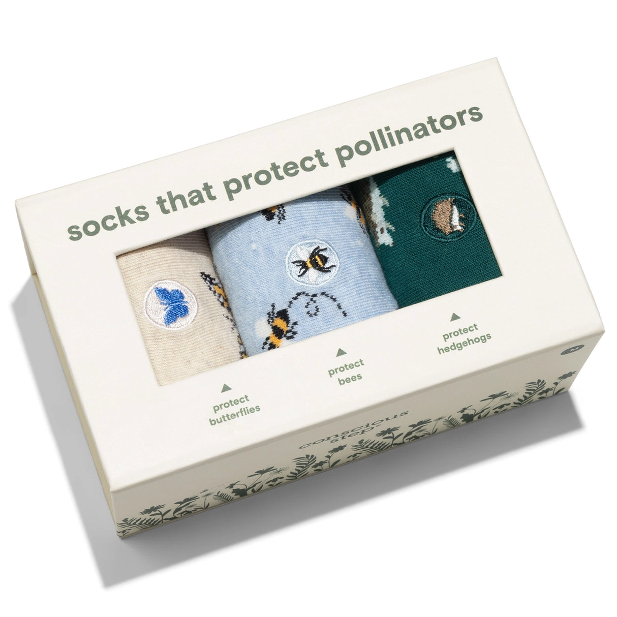 Socks that Protect Pollinators Gift Box
