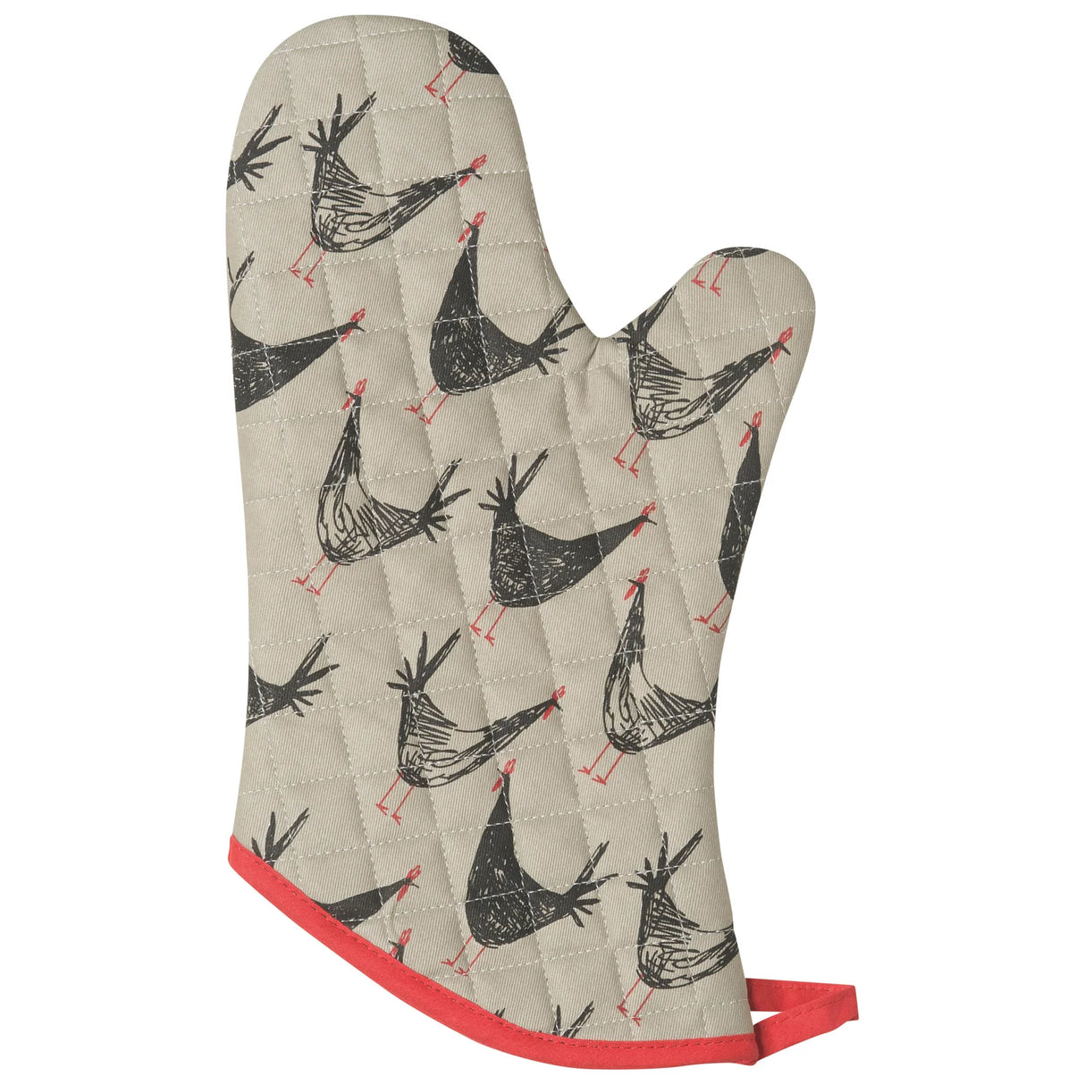 Chicken Scratch Oven Mitt