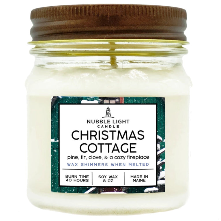 Christmas Cottage 8oz Scented Soy Candle